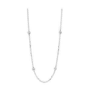 14KT White Gold & Diamond Stunning Neckwear Necklace  - 2 ctw