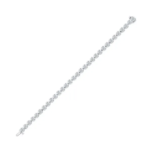 14KT White Gold & Diamond Tennis Bracelet - 2 1/4 ctw