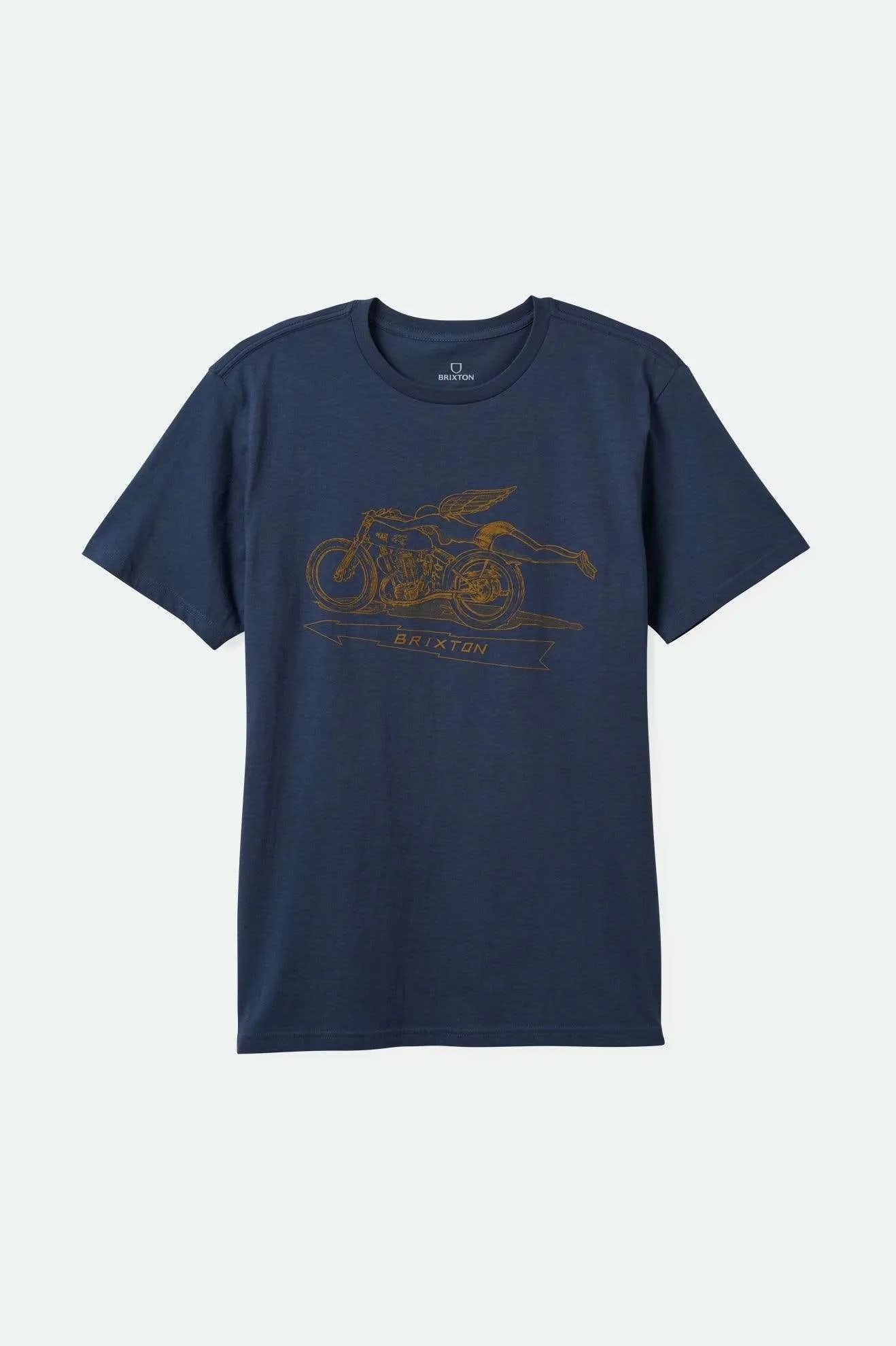 20th Anniversary Flyer S/S Tailored T-Shirt - Washed Navy