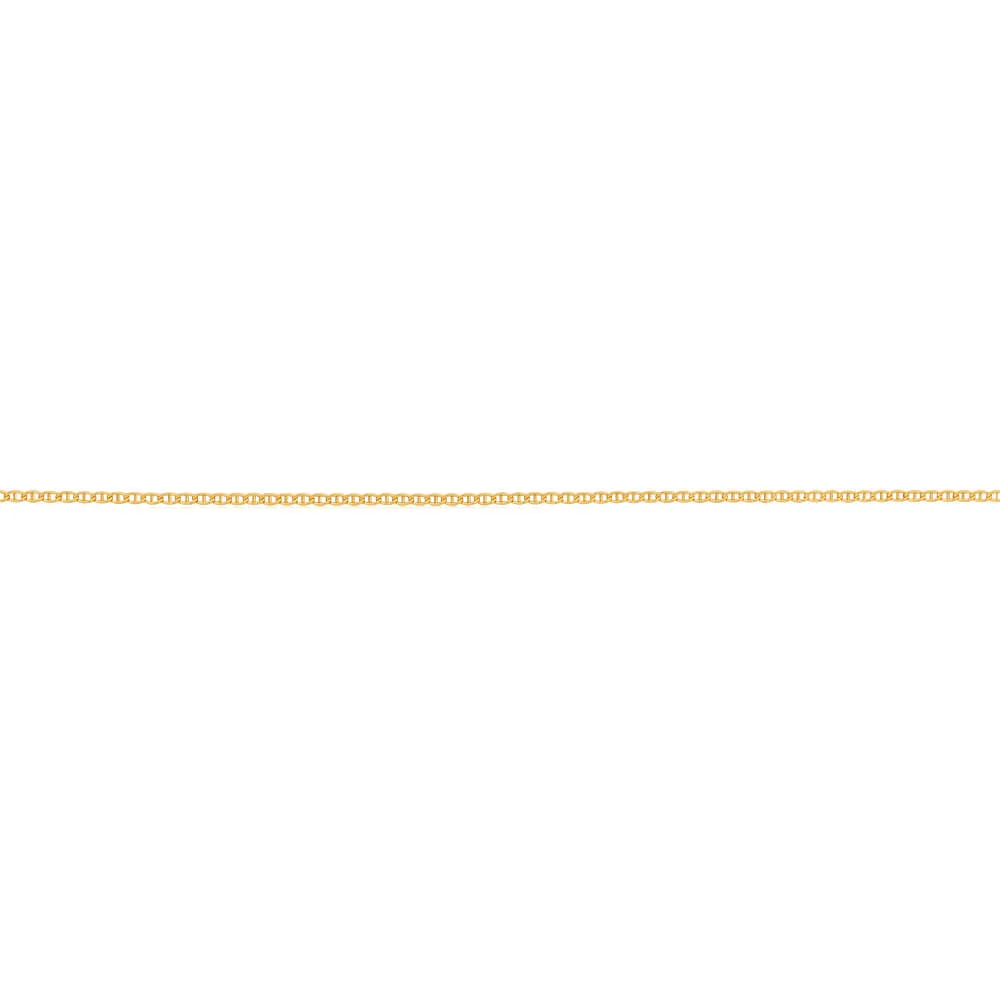 9ct Dazzling Yellow Gold Silver Filled Anchor Chain