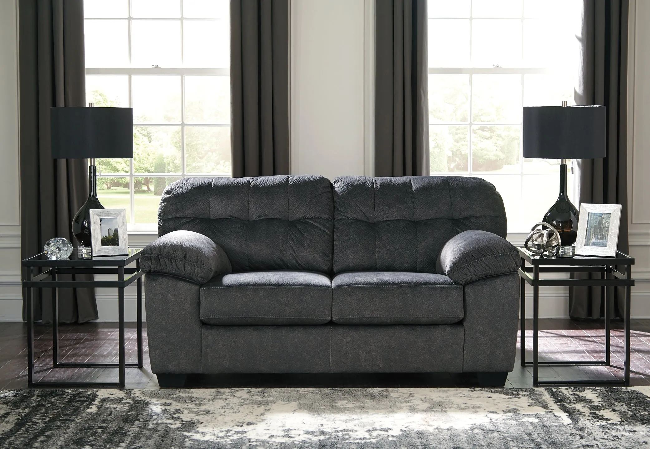 Accrington Sofa and Loveseat with Recliner