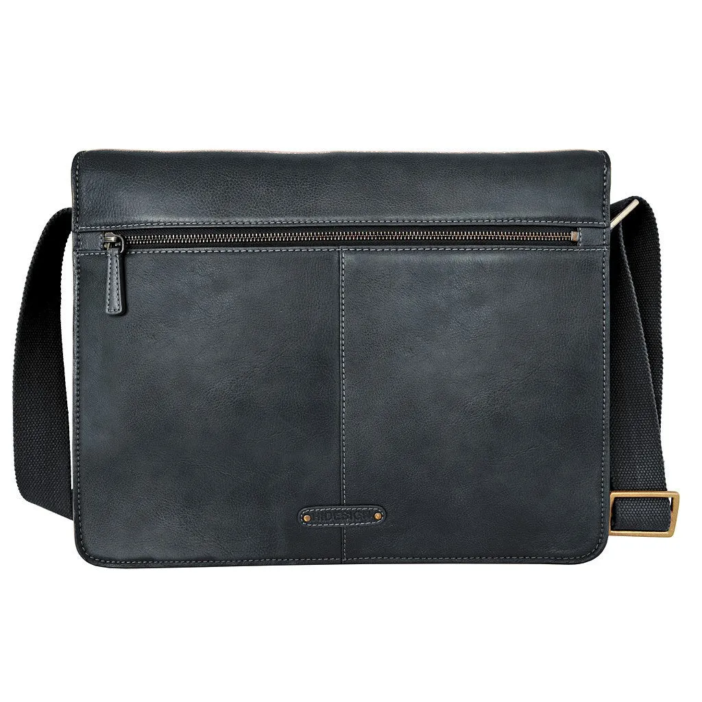 Aiden Leather Laptop Messenger Bag