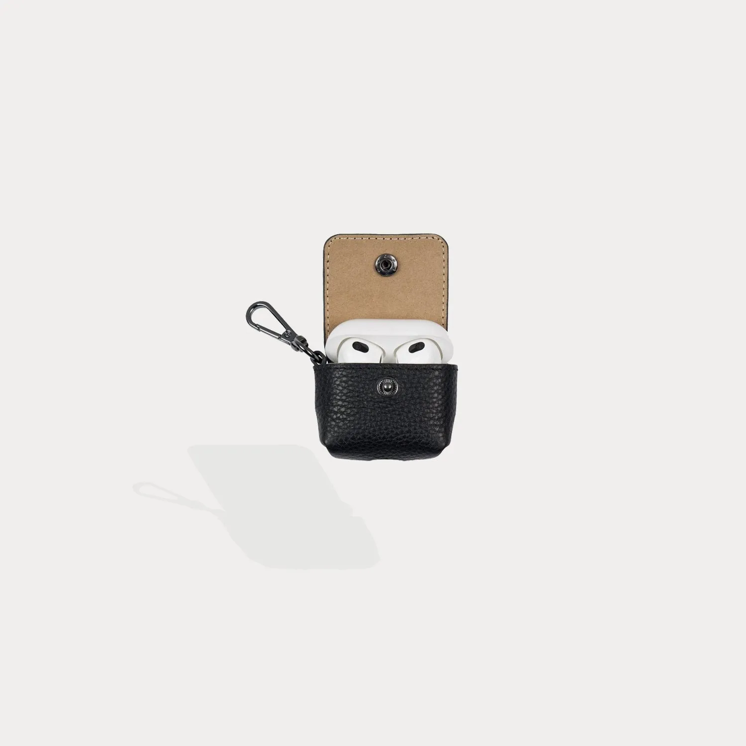 Avery AirPods Clip-On Pouch - Black/Pewter