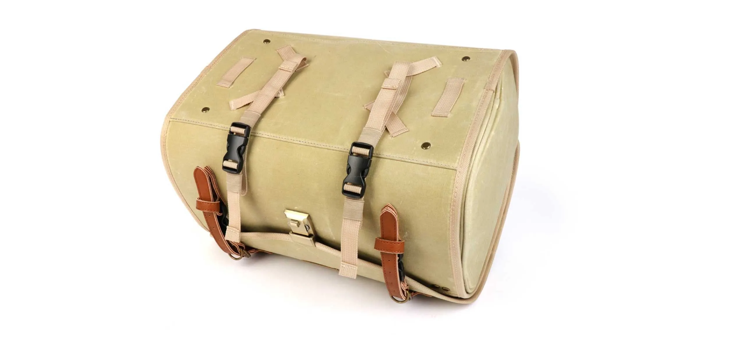 Bag/ Case Large for Carrier MOTO NOSTRA Beige | Vespa GTS/GTV/ LX/LXV/ ET4/S/ Sprint/ Primavera