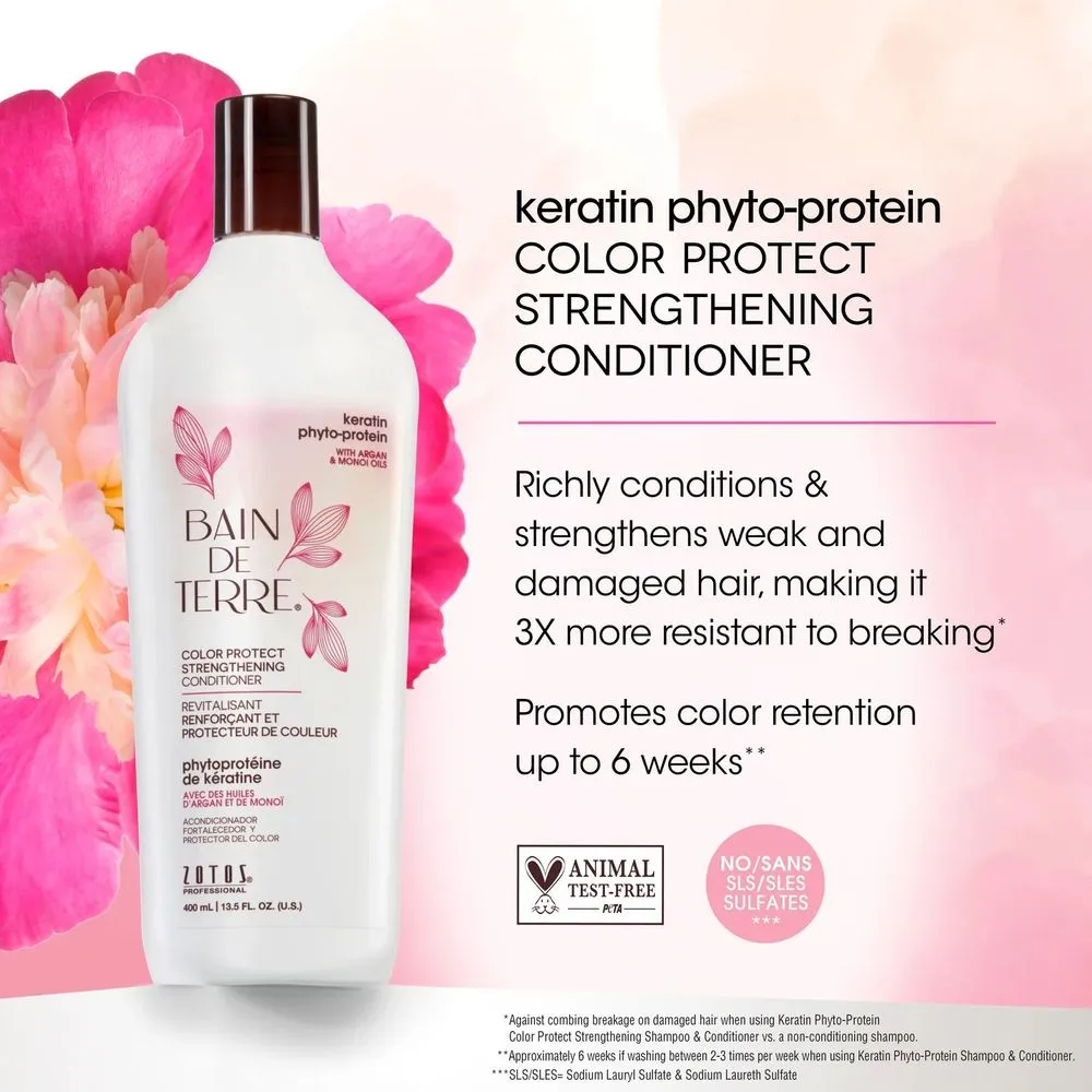 Bain de Terre Bain de Terre® Keratin Phyto-Protein Sulfate-Free Strengthening Shampoo