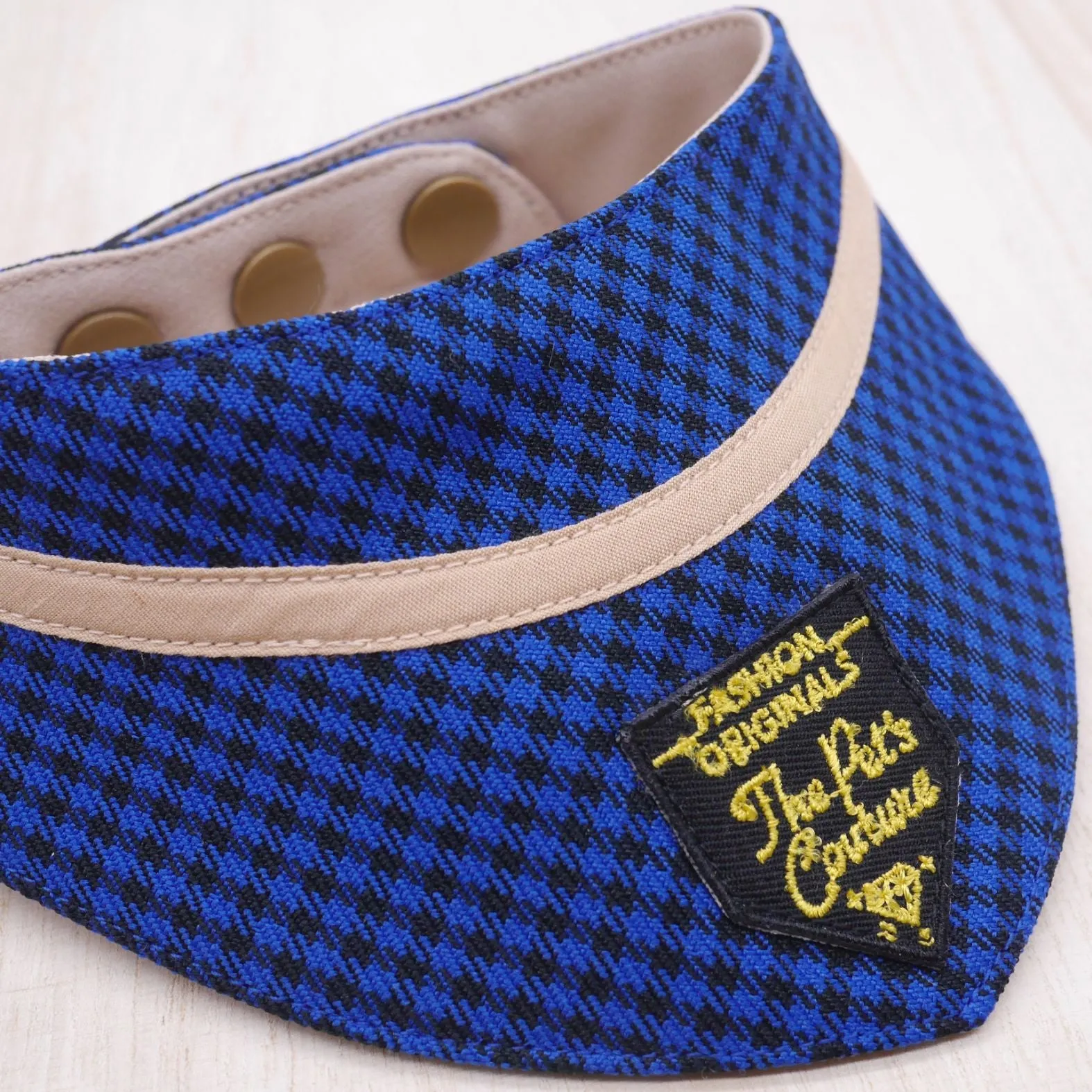 Bandanas - Azure Houndstooth