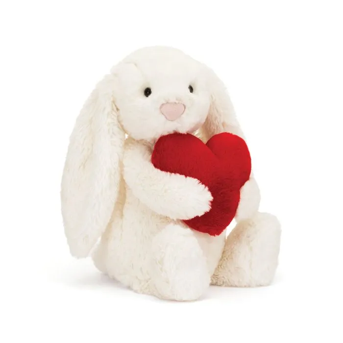 Bashful  Red Love Heart Bunny