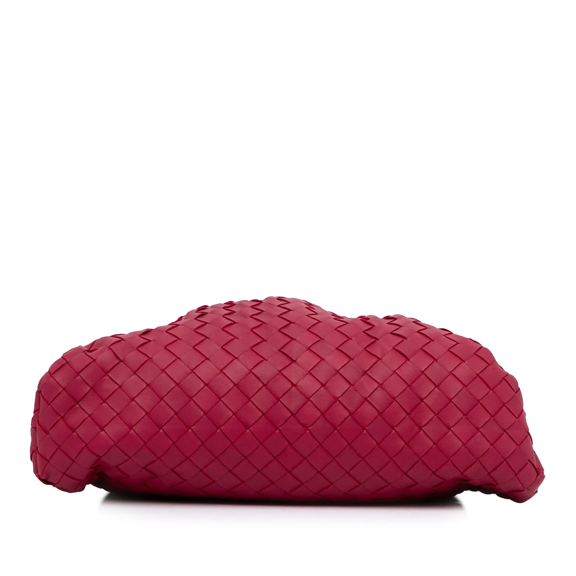 Bottega Veneta The Pouch Pink Intrecciato Leather