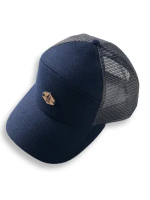 Campfire trucker wool/mesh cap - Navy