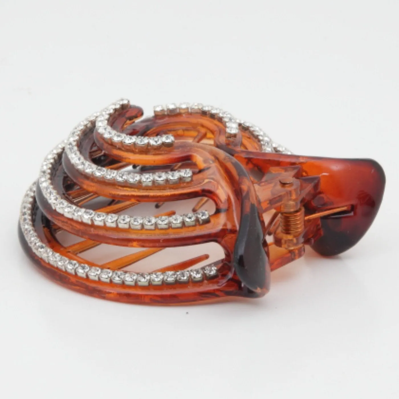 Circle Crescendo Cubic Dazzling Rhinestone Hair Jaw Claw