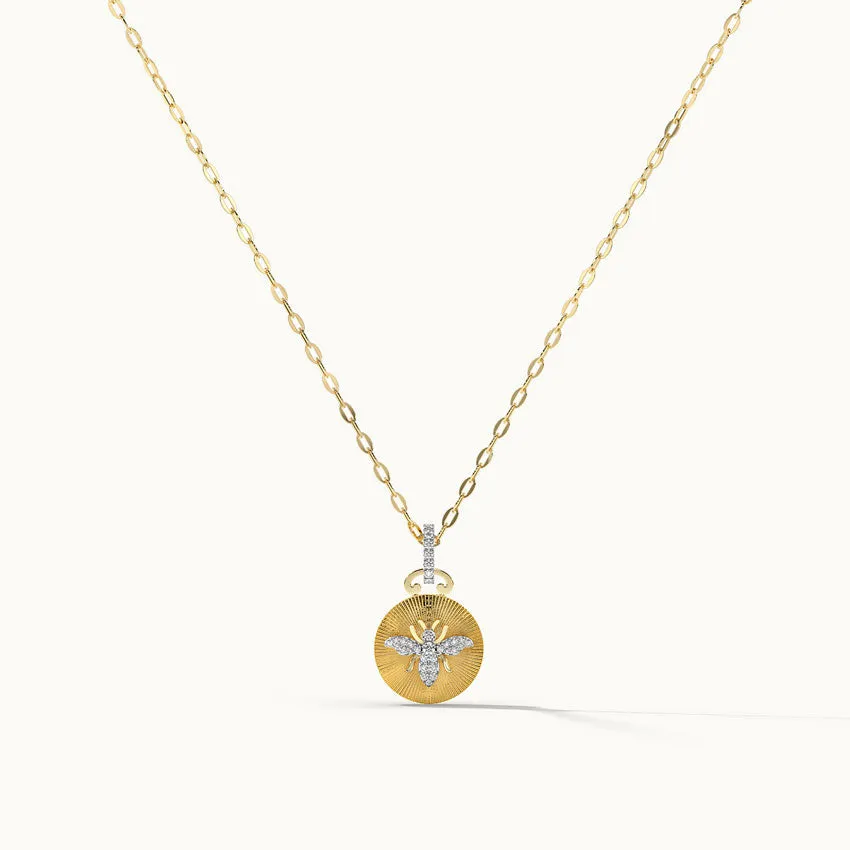 Circlet Bee Buzz Diamond Necklace