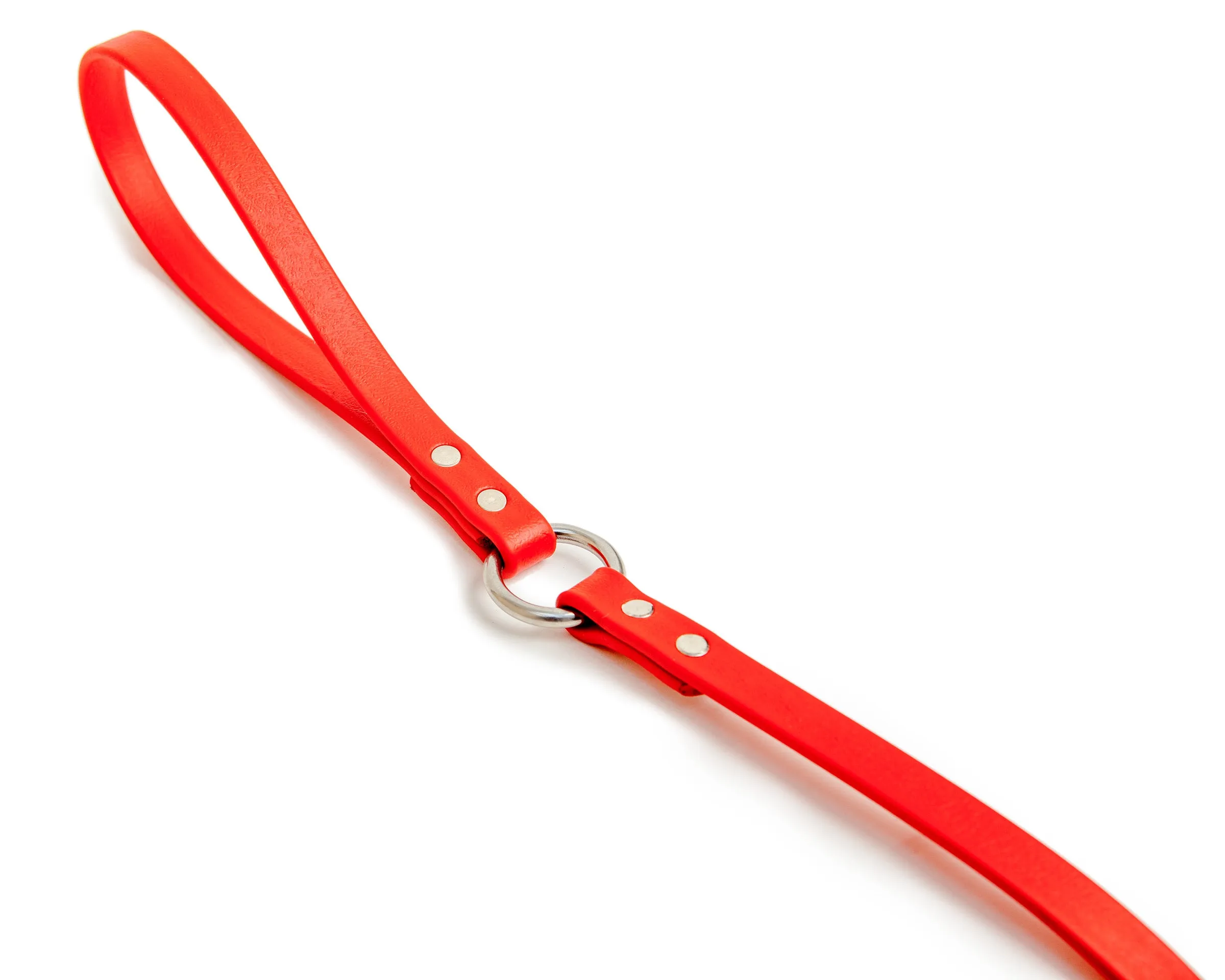 City Leash in Real Red (Made in the USA)