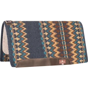 Classic Blanket Straight Pad - Navy / Chestnut