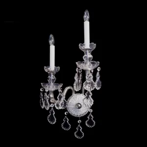 Colette Left - 2 Light Crystal Sconce