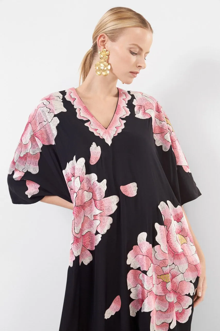 Couture Dazzling Peony Caftan