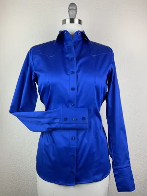 CR Western Pro Dazzling Blue Cotton Sateen