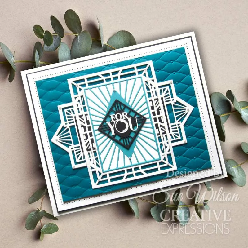 Creative Expressions Craft Dies By Sue Wilson - Art Deco Collection - Dazzling Diamonds