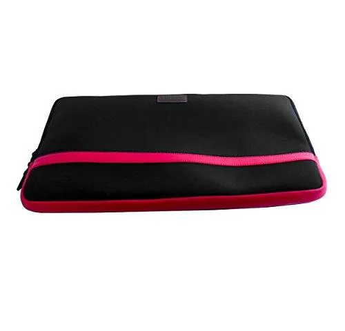 Credo 10" 10.5" 10.6" inch Black / Red Water Resistant Neoprene Tablet Sleeve Laptop Pouch Cover Carrying Case Briefcase 10.1 Inch for Samsung Galaxy Tab A SM-T580 / Tab S3 / Huawei MediaPad M2 / MediaPad T1 10 / MediaPad 10 Link