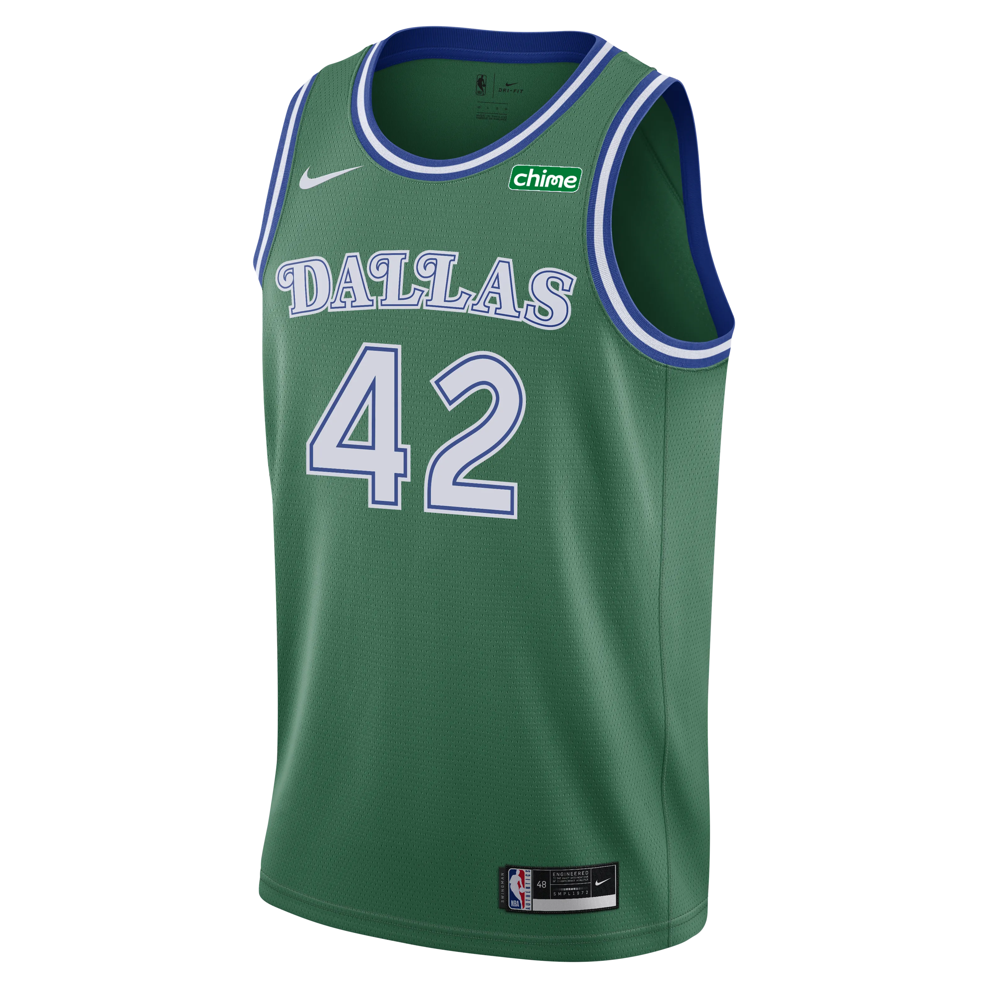 DALLAS MAVERICKS NIKE MAXI KLEBER HARDWOOD CLASSIC SWINGMAN JERSEY