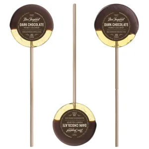 Dark Chocolate Dipped Honey Lollipops Bag of 8