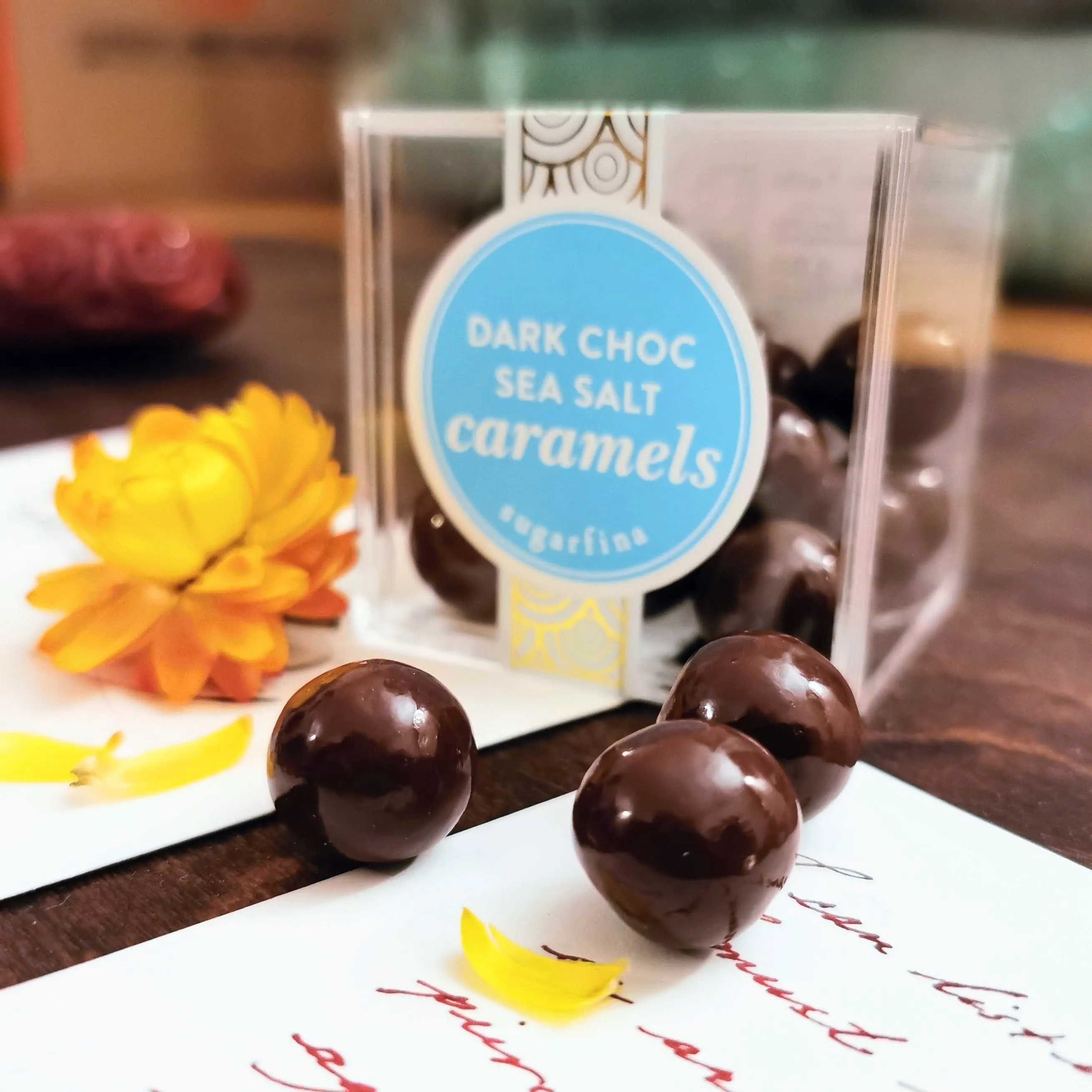 Dark Chocolate Sea Salt Caramels