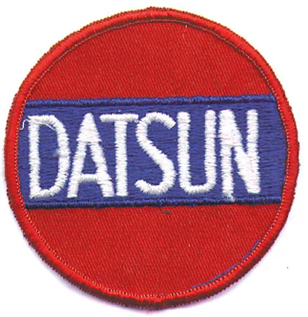 DATSUN LOGO ROUND PATCH (II4)