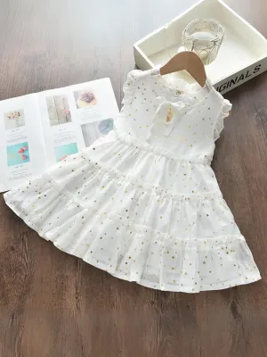 Dazzling Day Star Sequin Tiered Dress