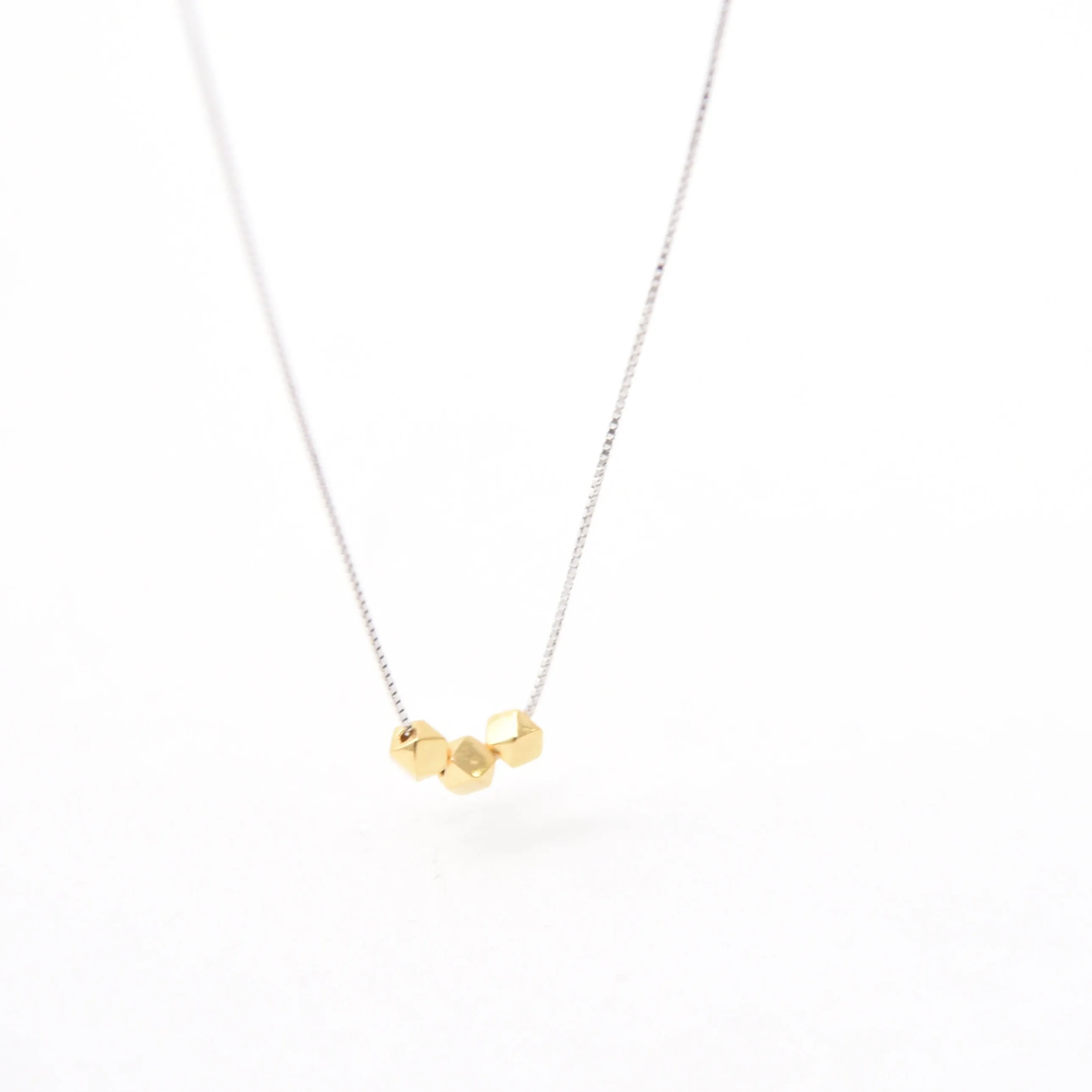 Dazzling Dices Dainty Short Necklace