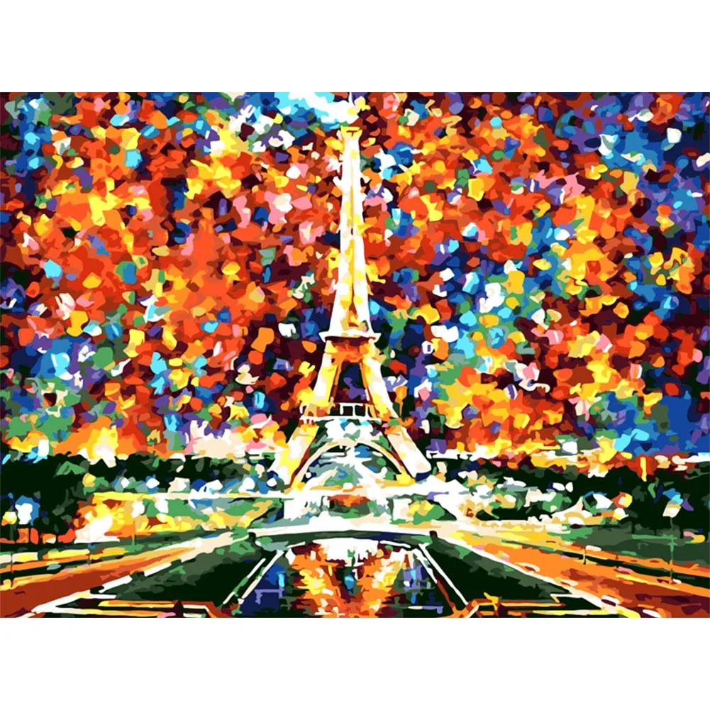 Dazzling Eiffel - Paint by Numbers 40x50cm