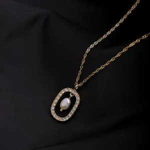 Dazzling Pearl Drop Necklace