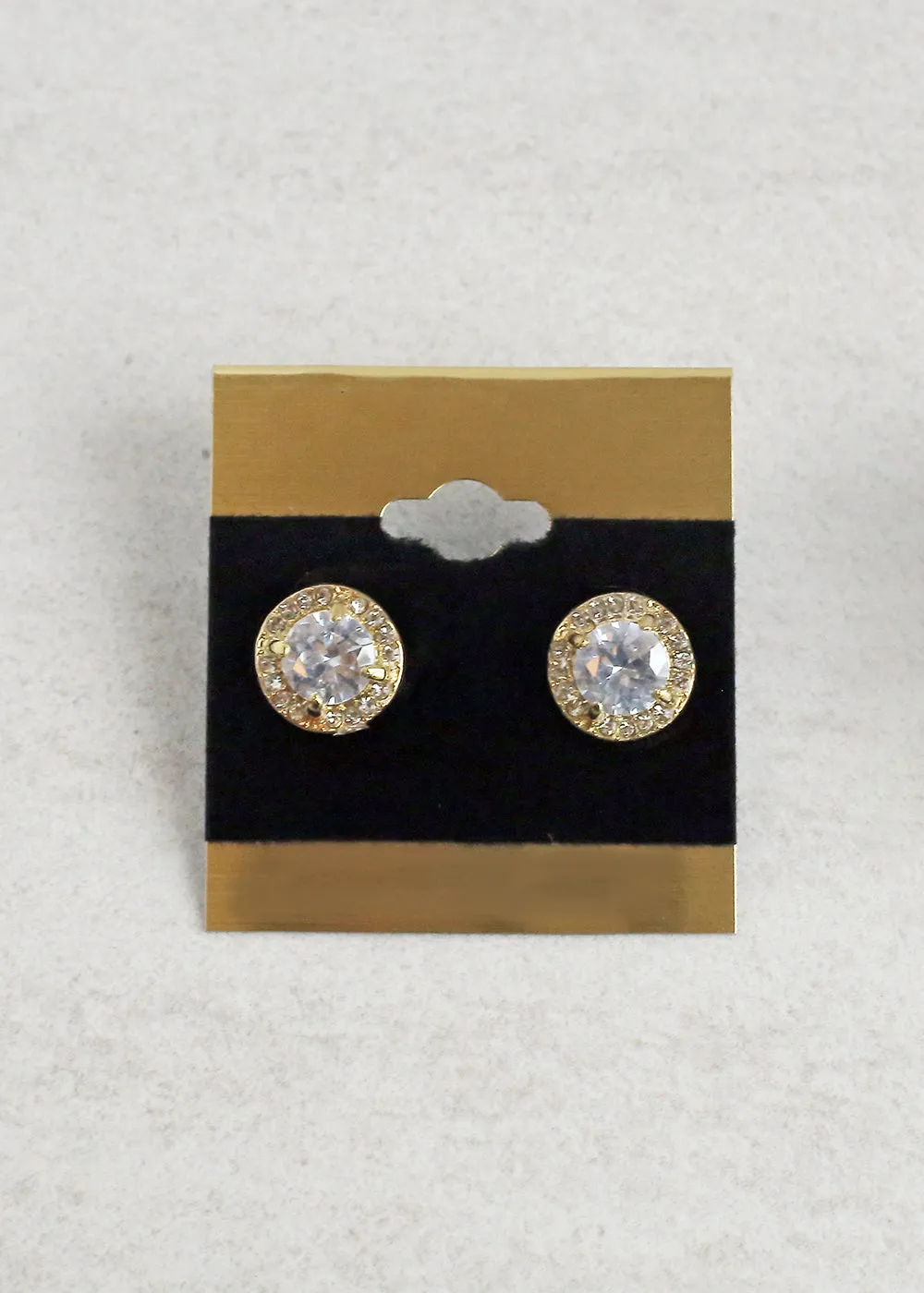 Dazzling Round Earrings