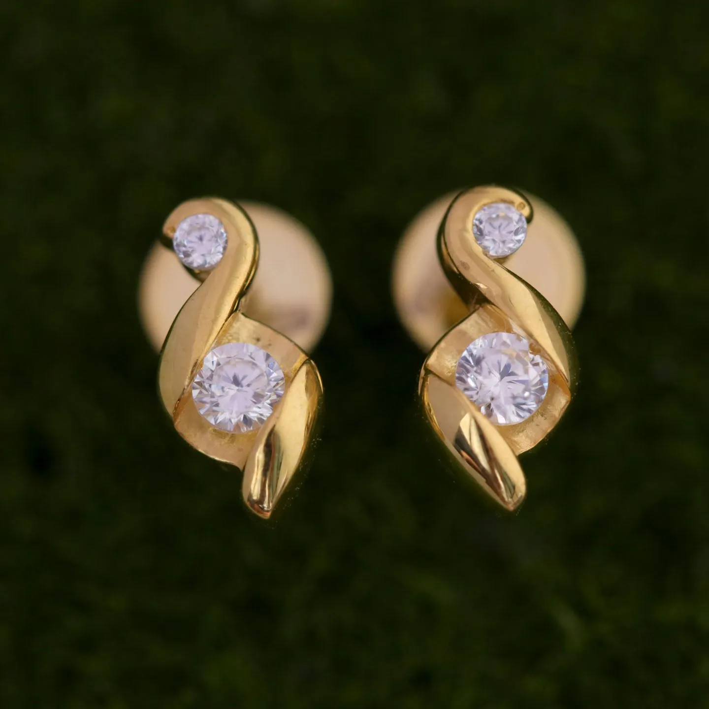 Dazzling Silver Stud Earrings