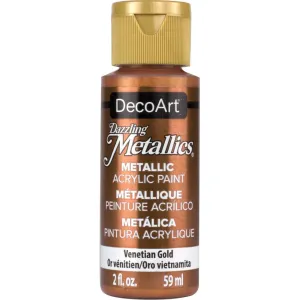 Deco Art Dazzling Metallics Acrylic Paint 2oz - Venetian Gold