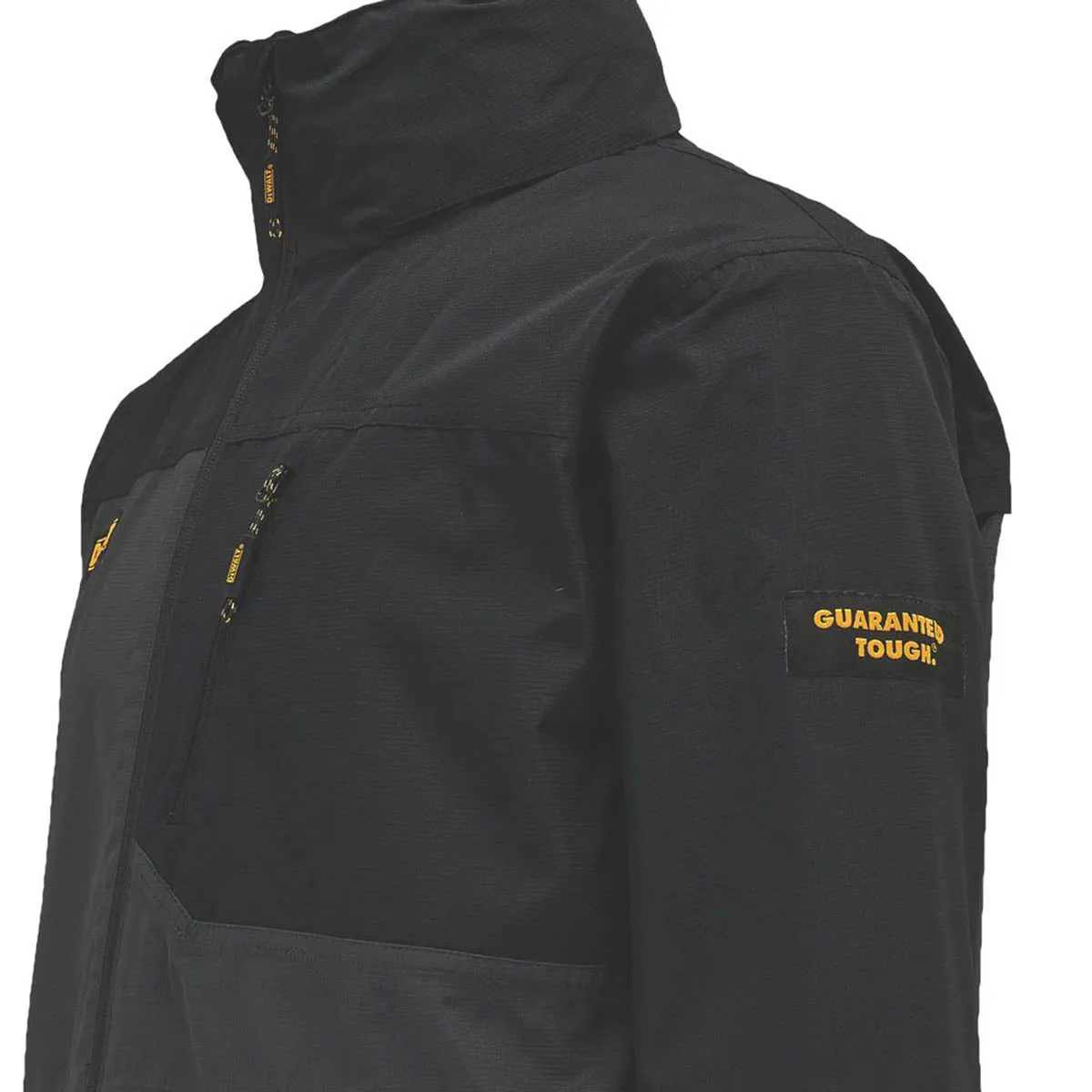 DeWalt Southampton Waterproof & Breathable Jacket Black/Grey X Large Size 45-47" Chest