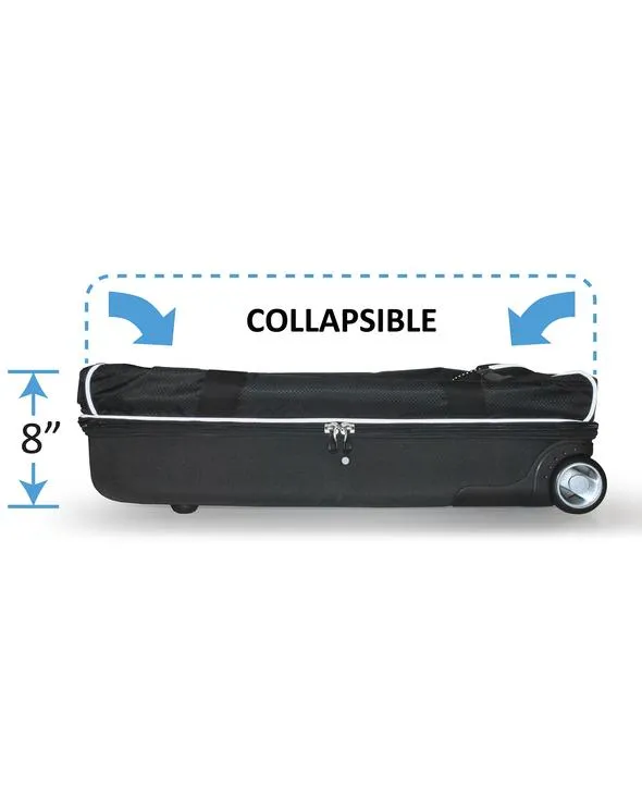 Ecogear 28" Wheeled Duffel with Garment Rack and Drop Bottom