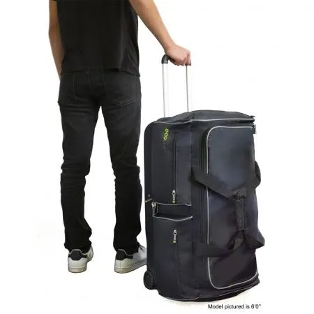 Ecogear 28" Wheeled Duffel with Garment Rack and Drop Bottom