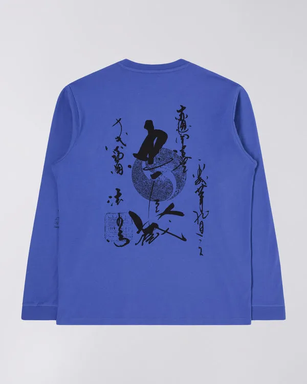 Edwin Goshuin III LS T-Shirt - Dazzling Blue