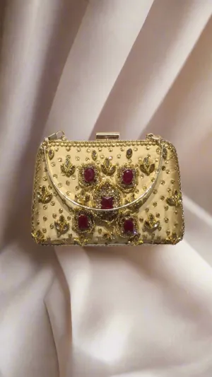 Embroided Fancy Bridal Clutch