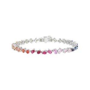 Fancy Shaped Tennis Bracelet