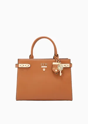 Fineness Re-Edit L  Handbag Brown