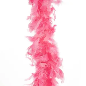 Flamingo Pink Chandelle Boa: 6 Feet