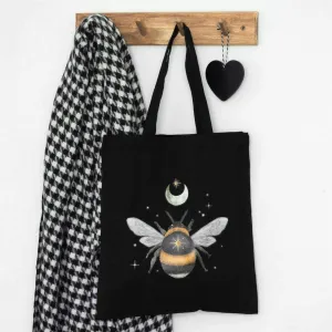 Forest Bee Cotton Tote Bag, Shopping Reusable Bags Eco-Friendly