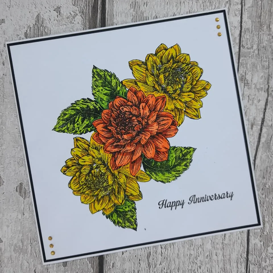 FS11: Forever Flowerz: Dazzling Dahlias A6 Stamp Set