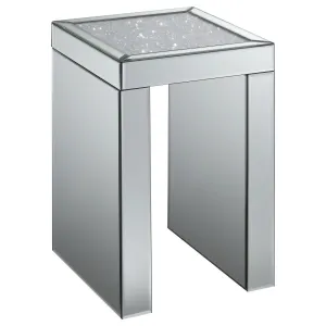 G930207 Contemporary Mirrored Side Table