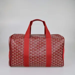 Goyard Red Goyardine Voltiguer Pet Carrier MM Bag