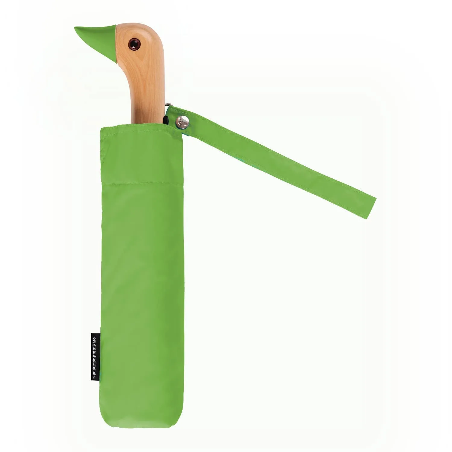 Grass Green Compact Duck Head Eco-Friendly Men's Umbrella