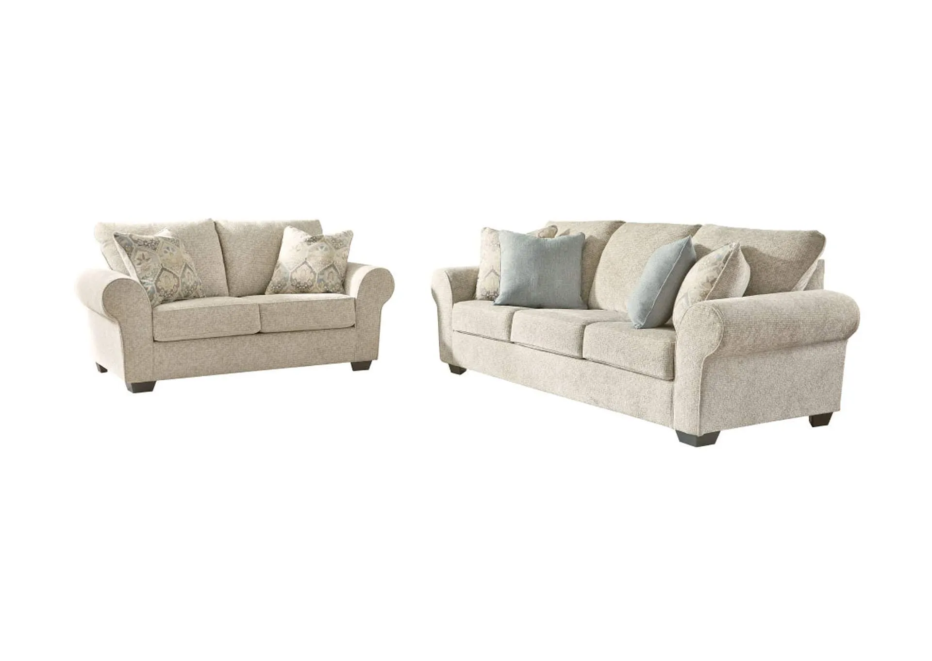 Haisley Sofa and Loveseat