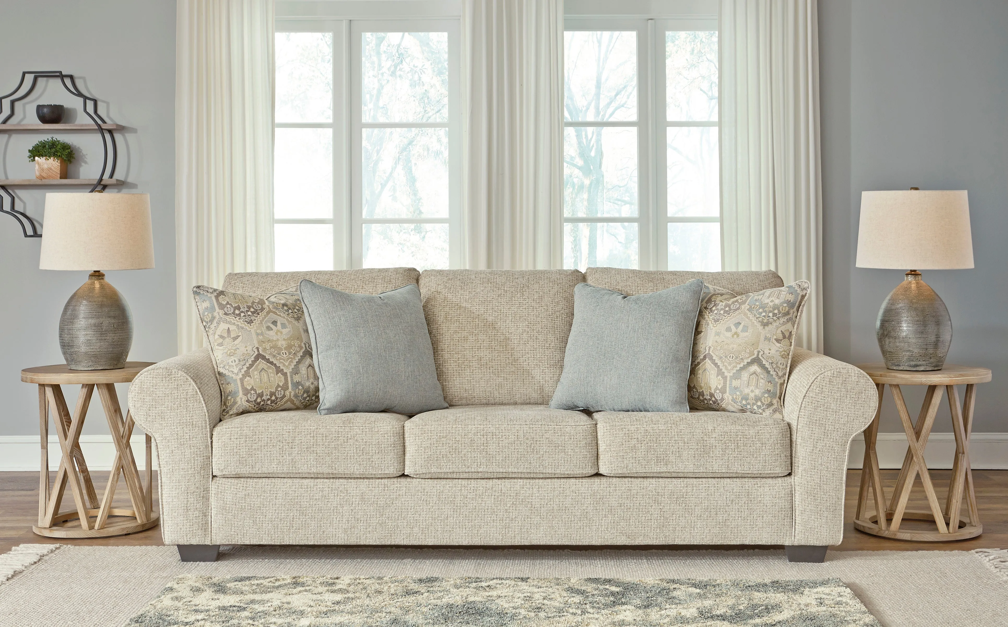 Haisley Sofa and Loveseat