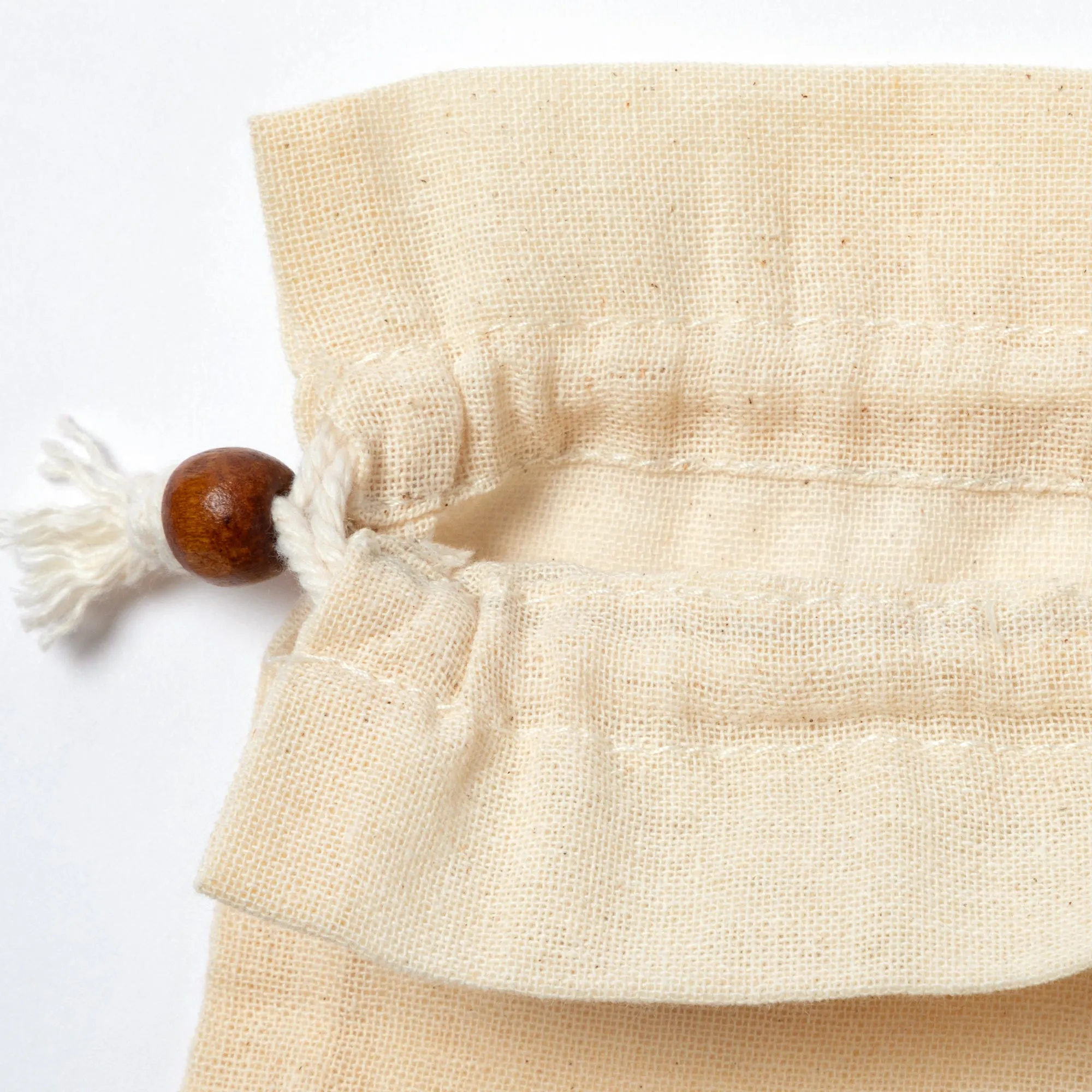 Handmade Cotton Wine Bag - Set of 2