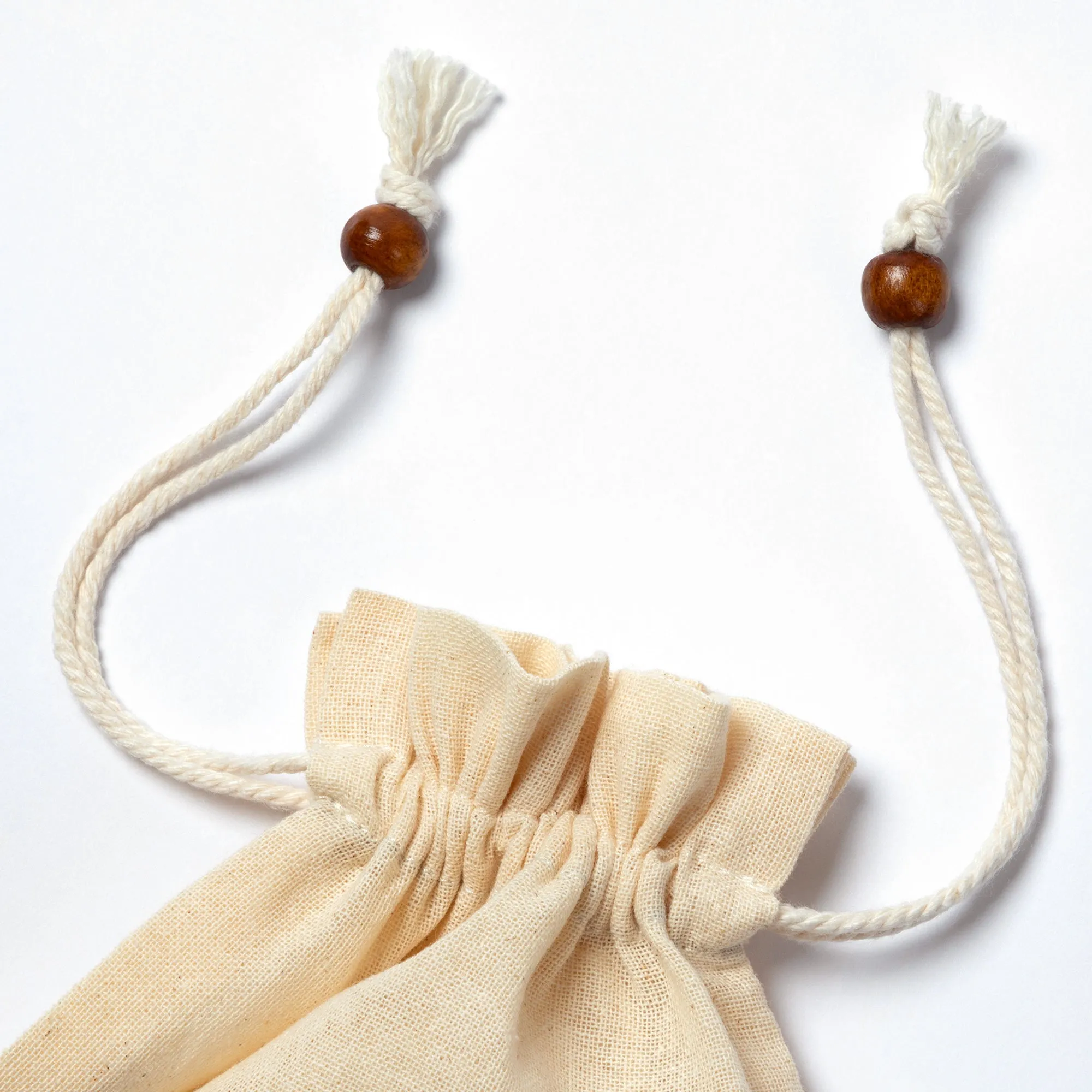 Handmade Cotton Wine Bag - Set of 2